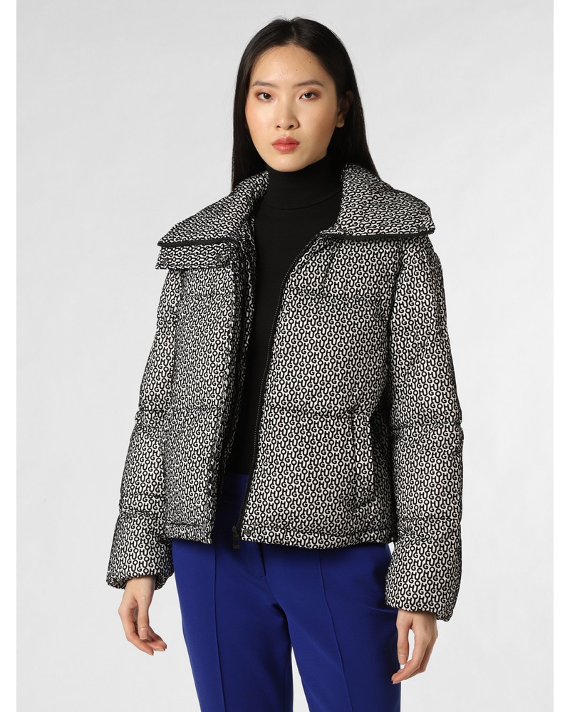 HUGO BOSS Damen Steppjacke schwarz geustert