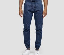 Cargohose  Baumwolle marine
