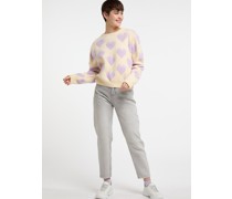 Strickpullover   gemustert
