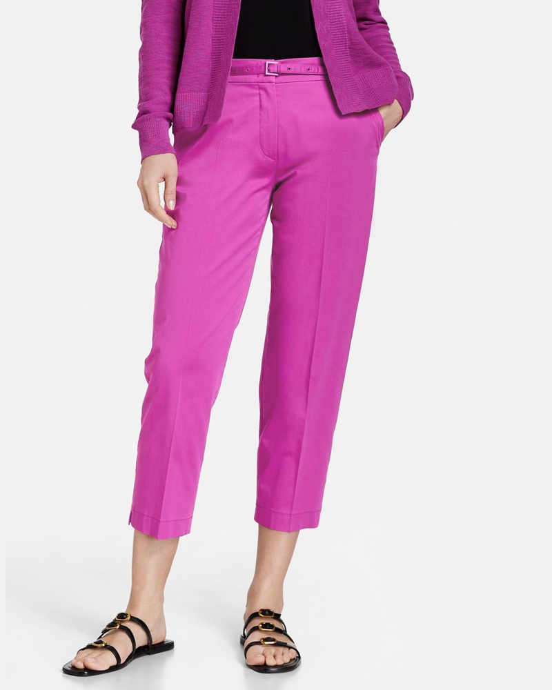 Gerry Weber Damen Chino Baumwolle flieder