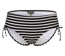 Bikini-Hose  schwarz gestreift
