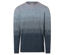 Pullover  Baumwolle marine meliert
