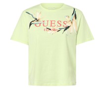 T-Shirt  Baumwolle limone bedruckt