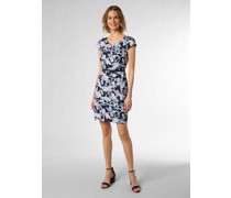 Kleid  Baumwolle marine gemustert