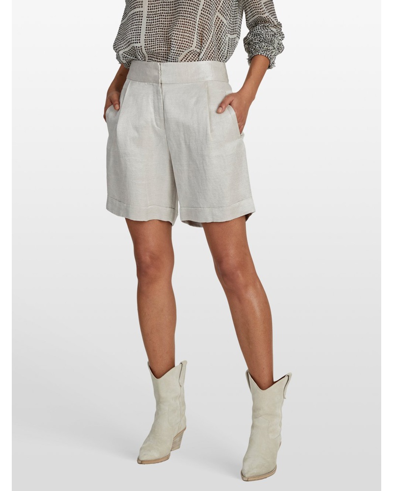 MARC AUREL Damen Shorts Leinen