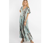 Kleid kurzarm maxi