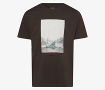T-Shirt  Baumwolle anthrazit bedruckt