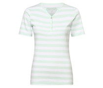 T-Shirt  Baumwolle mint gestreift