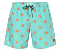 Badeshorts  aqua gemustert