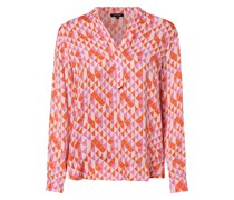 Blusenshirt  Viskose pink gemustert