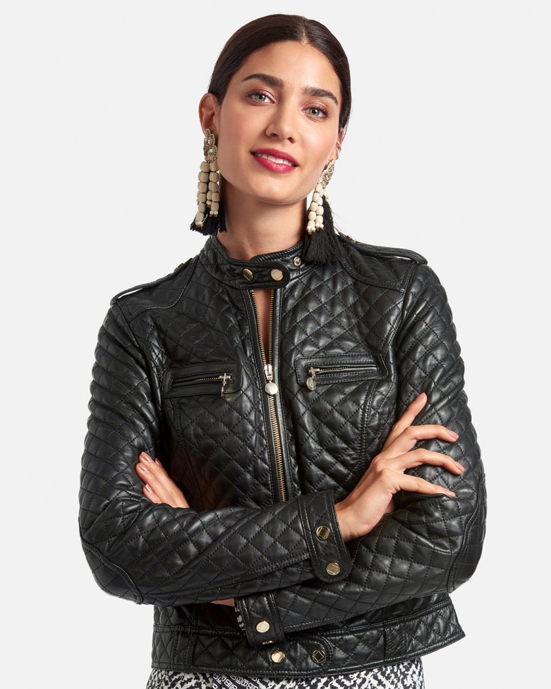 Laura Biagiotti Damen Lederjacke