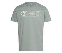 T-Shirt  Baumwolle hellblau bedruckt