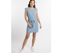 Kleid mit Kirschenprint   gemustert