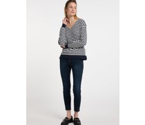 Strickpullover  Viskose  gestreift