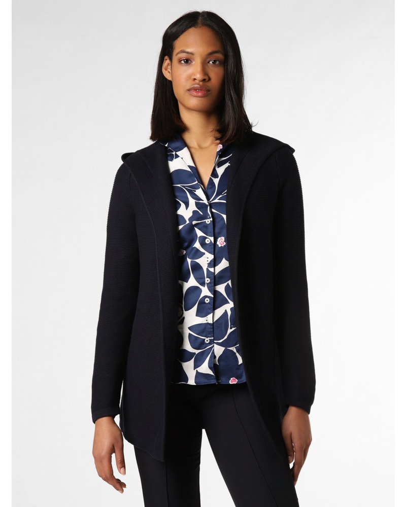 Marie Lund Damen Strickhülle Feinstrick marine