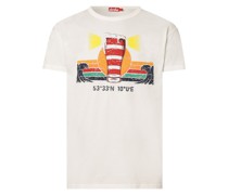 T-Shirt  Baumwolle ecru bedruckt