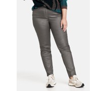 5-Pocket Jeans  Baumwolle schoko