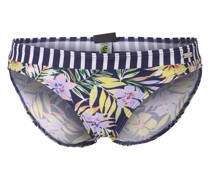 Bikini-Hose  Polyamid marine gemustert