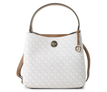 Handtasche  Kunstleder  gemustert