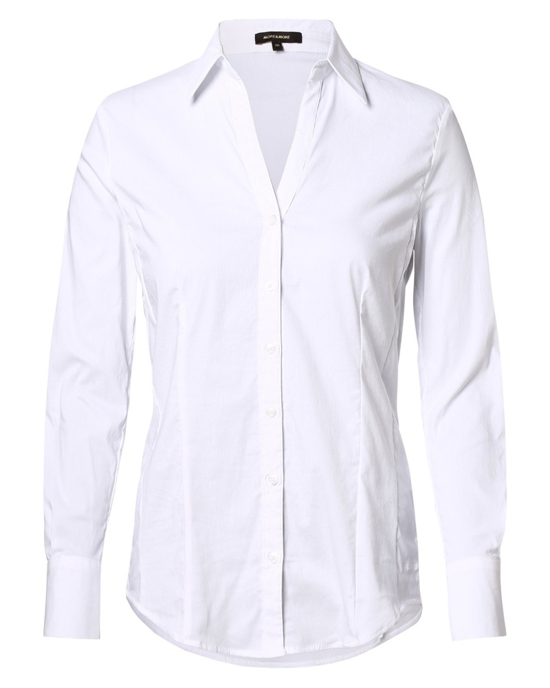 More & More Damen Bluse Baumwolle
