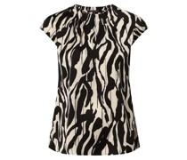 Blusenshirt  Satin sand gemustert