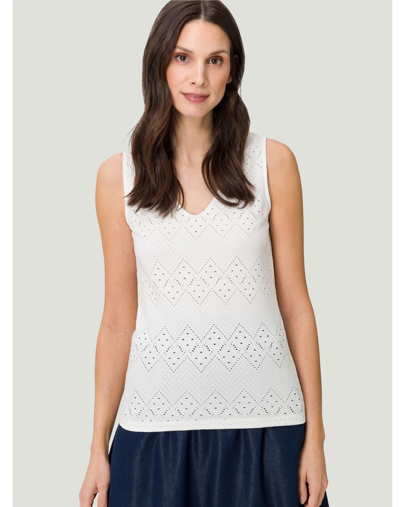 ZERO Damen Top Baumwolle