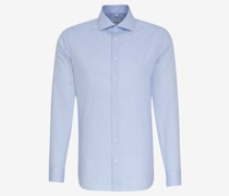 Oxfordhemd  Slim Fit Baumwolle hell