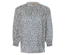 Blusenshirt  Chiffon hell gemustert
