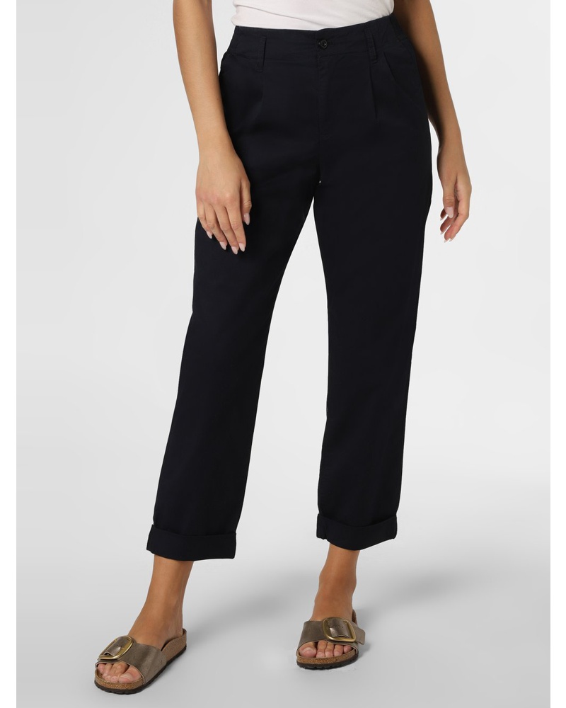 Marie Lund Damen Hose Baumwolle marine Marie Lund Damen Hose Baumwolle marine