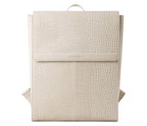 Rucksack aus Leder  sand