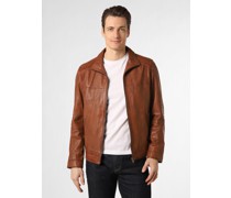 Lederjacke  nougat