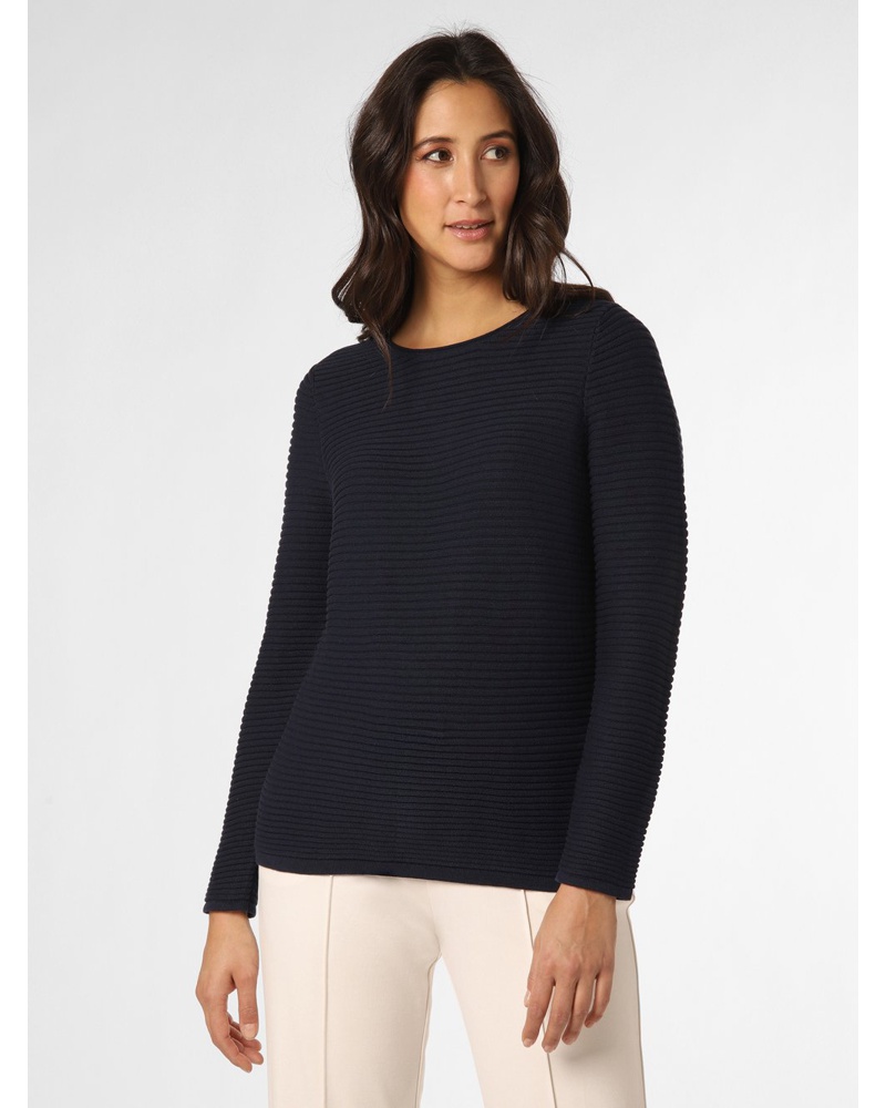 Franco Callegari Damen Pullover Baumwolle marine
