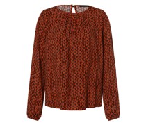 Blusenshirt  Viskose terra gemustert