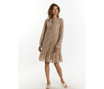 Midikleid mit floralem Print