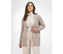 Strickjacke  Wolle  meliert