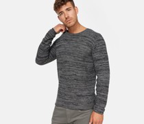 Strickpullover  Baumwolle anthrazit