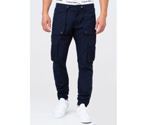 Cargohose  Baumwolle marine