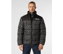 Steppjacke  schwarz gemustert