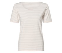 T-Shirt  Baumwolle rosa gestreift