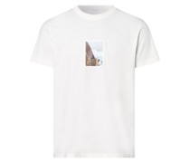 T-Shirt  Baumwolle ecru bedruckt