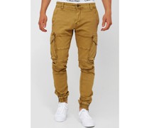 Cargohose  Baumwolle camel