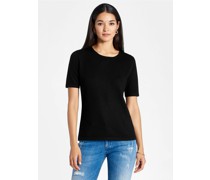 Rundhalsshirt  Seide