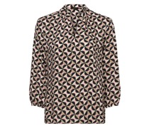 Blusenshirt  Viskose altrosa gemustert