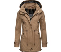 Übergangsjacke  Baumwolle taupe