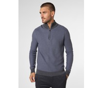 Pullover  Baumwolle grau gemustert