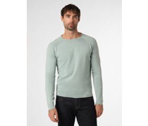 Pullover  Baumwolle aqua meliert