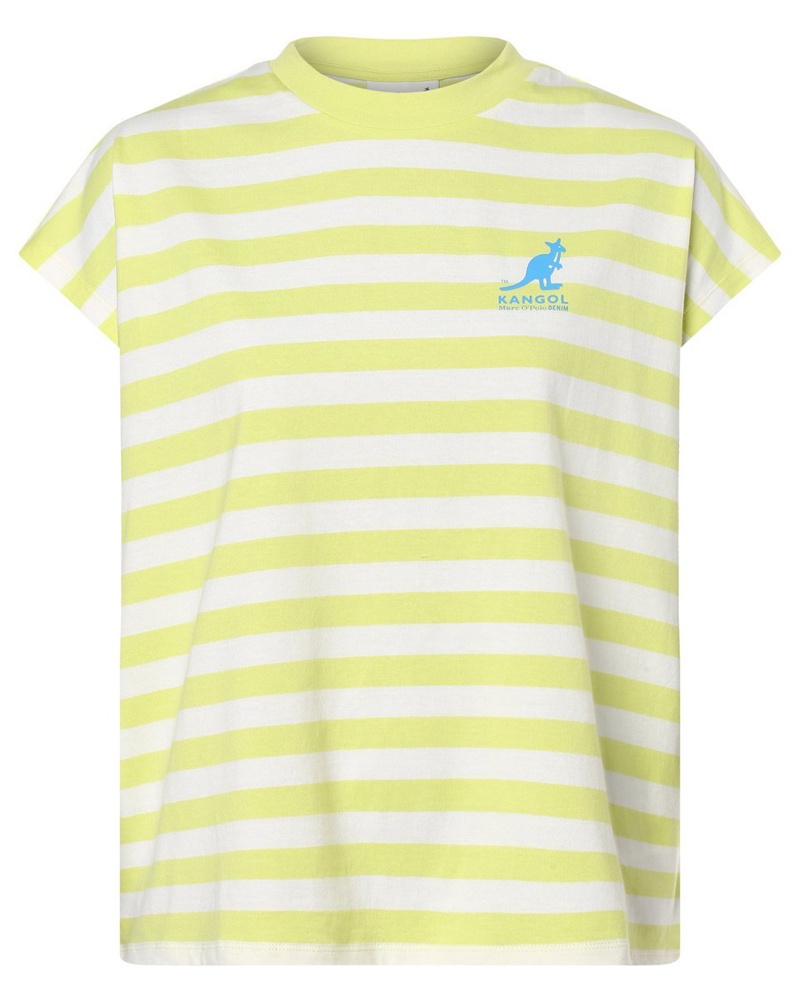 Marc O'Polo Damen Shirt Baumwolle limone gestreift