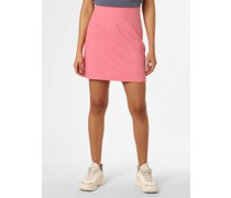 Rock mit Leinen-Anteil  Baumwolle pink