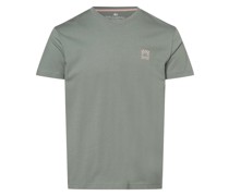 T-Shirt  Baumwolle aqua bedruckt