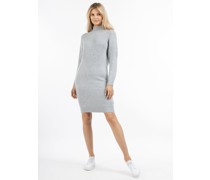 Strick Langarmkleid midi